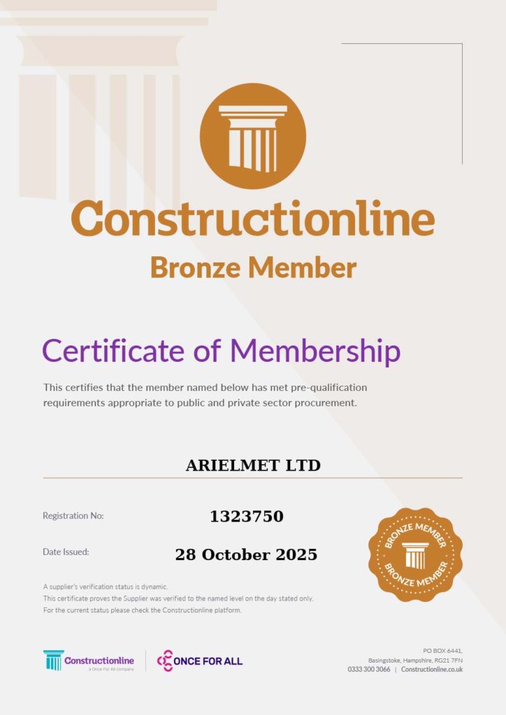 Bronze Certified Constructionline Member